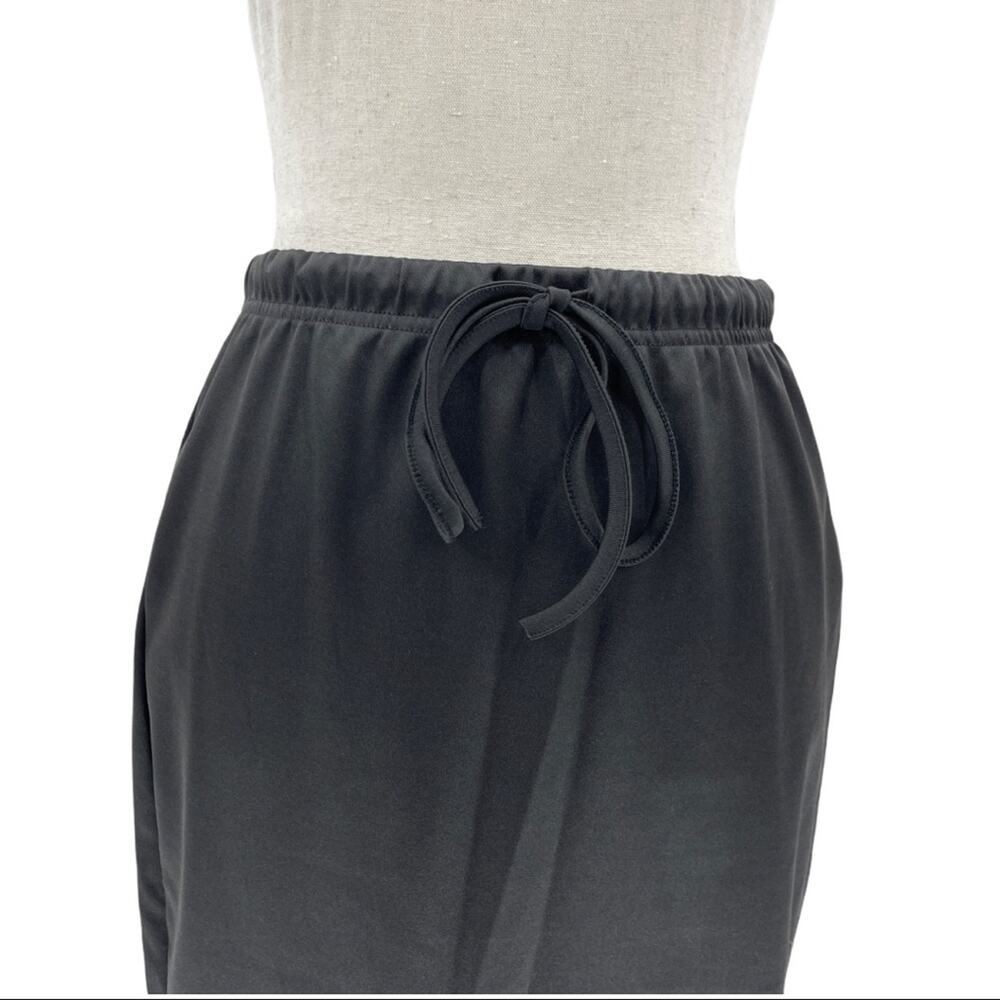 Black Women's Drawstring Hoodie Skirt Set Size Medium M - Picture 8 of 15